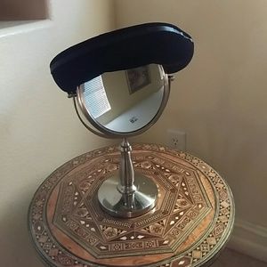 Vintage Black Wool Felt Trimmed Hat