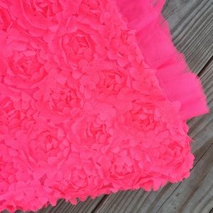 1989 PLACE Layered Flower Frilly Skirt 5/6