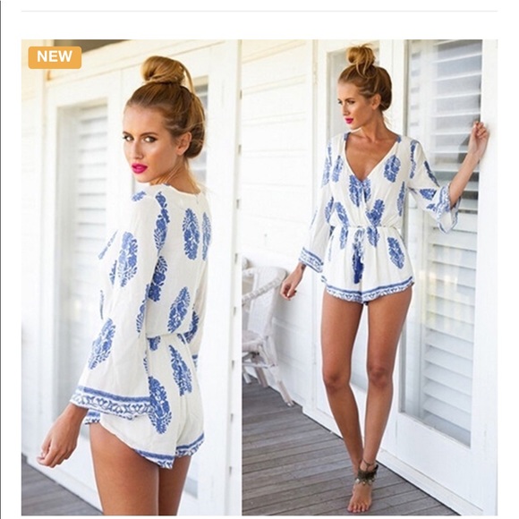 Pants - Women's long sleeve Romper