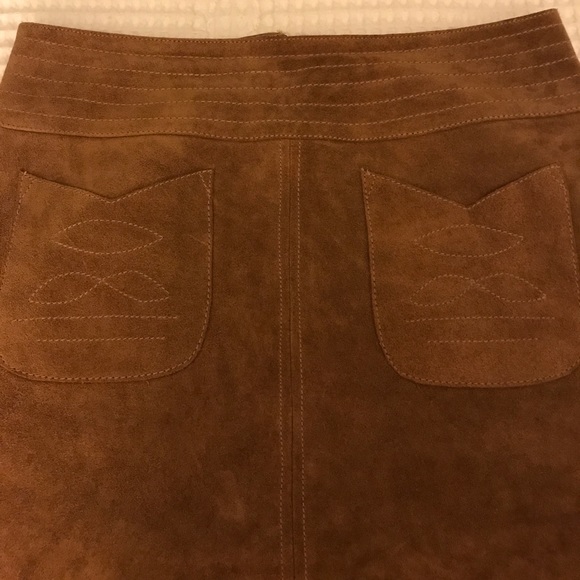 FREE PEOPLE suede skirt - Picture 2 of 6