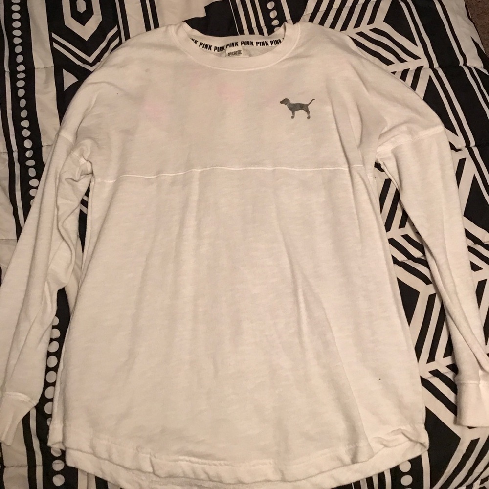 Vs pink sweat shirt