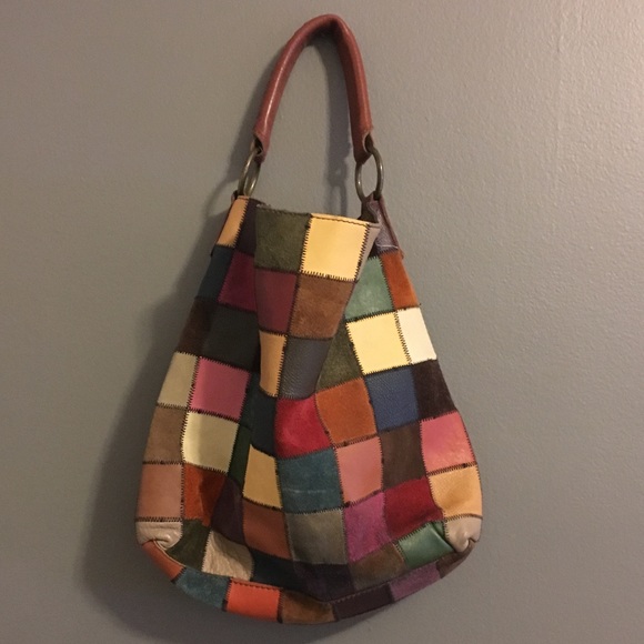 Lucky Brand Handbags - Lucky Brand Vintage Patchwork Shoulder Bag
