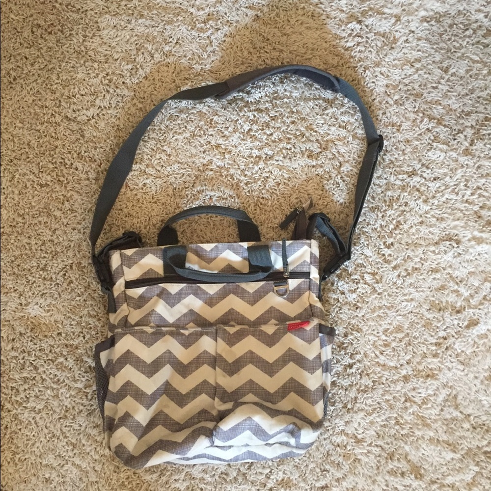 Skip hop chevron diaper bag