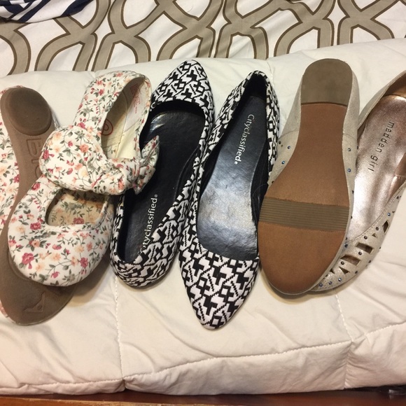 Steve Madden Shoes - 3 pairs of ballet slip on shoes