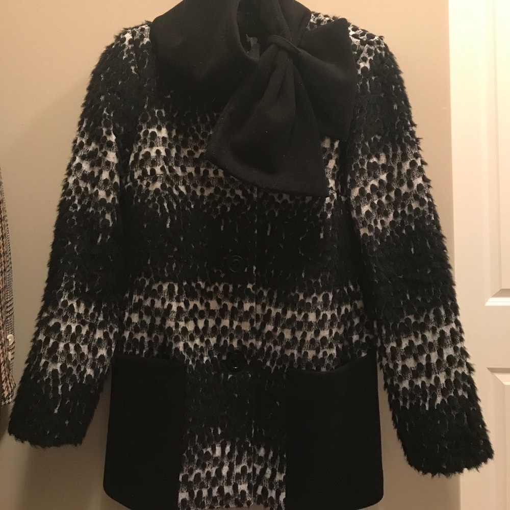 Laura Bernal Alpaca Coat with Detachable Collar