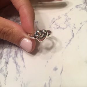 James Avery heart knot ring