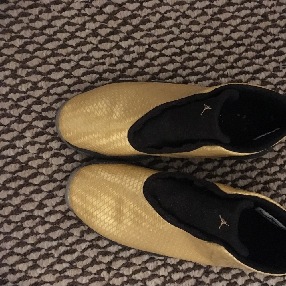 Gold Jordan futures Sneakers