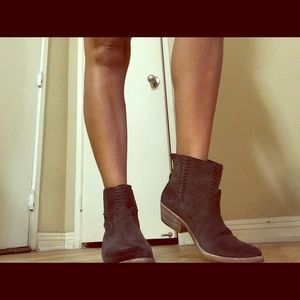 Dolce vita suede ankle booties
