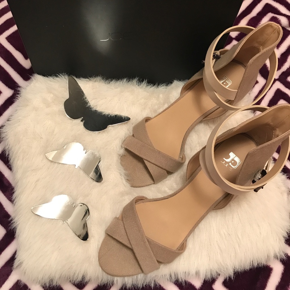 Authentic JOE'S Jeans Ankle Strap Heels.
