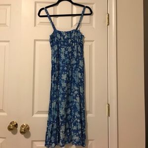 Blue floral dress from Hawaii