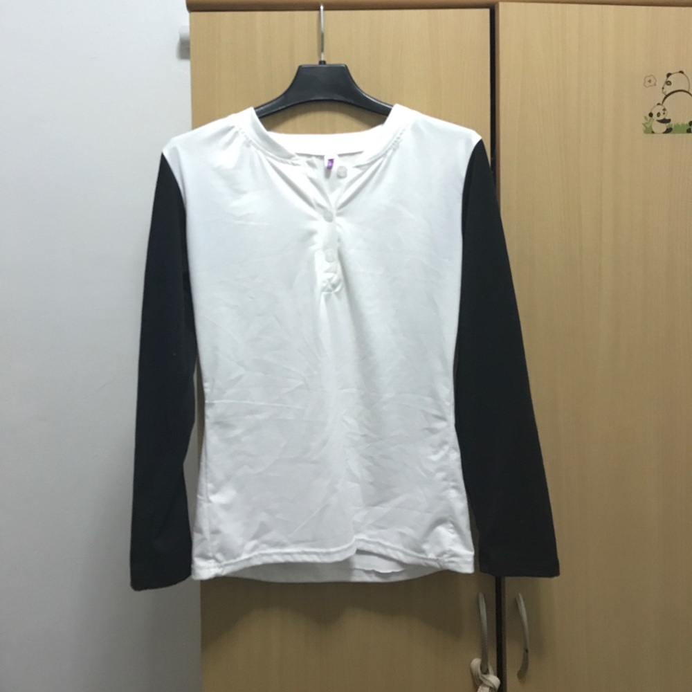 White and Black Shirt