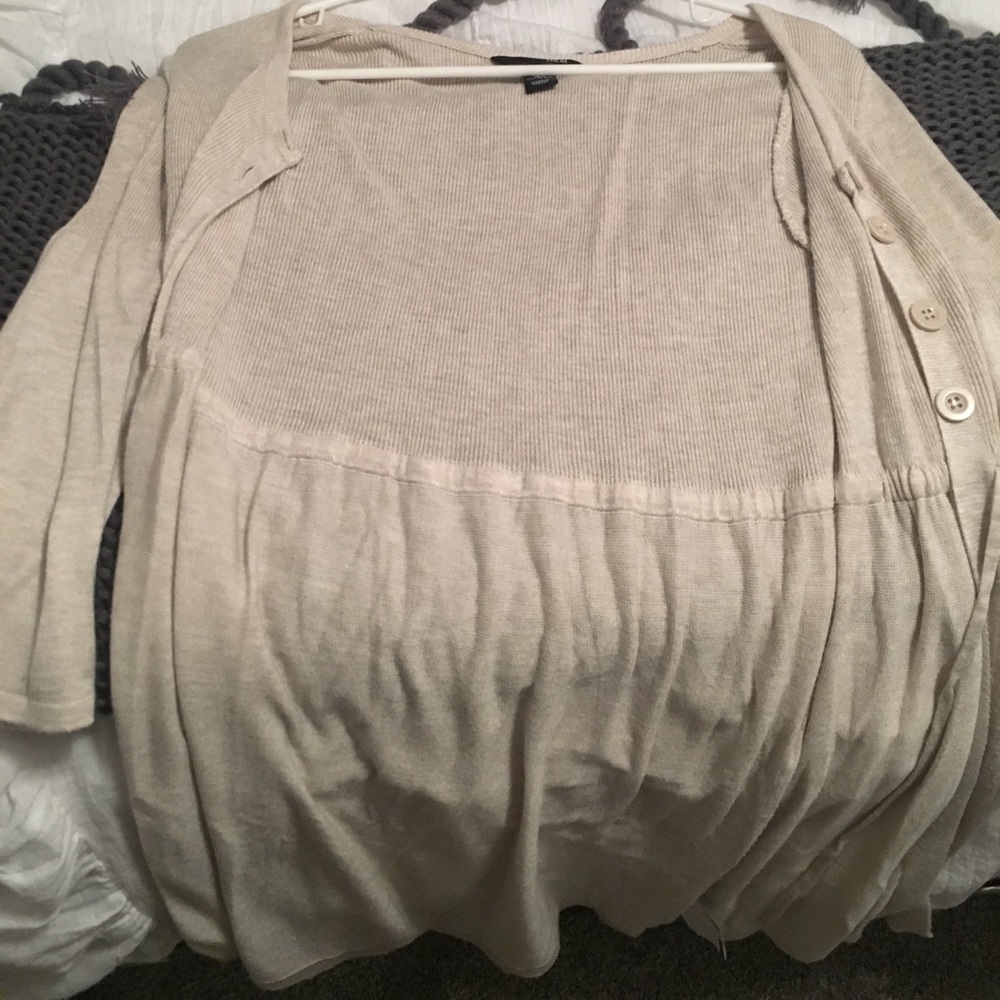 Cream cardigan