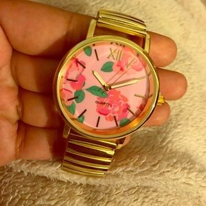 Watch with elastic band