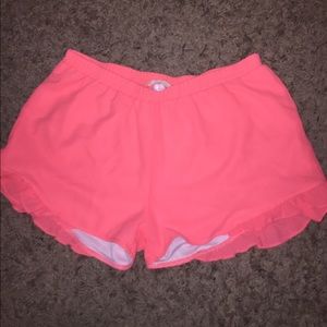 Neon Pink Frilly Shorts💕