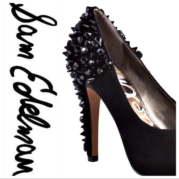 Sam Edelman Shoes - 💕SALE💕 Sam Edelman Black Studded Rosa Heels