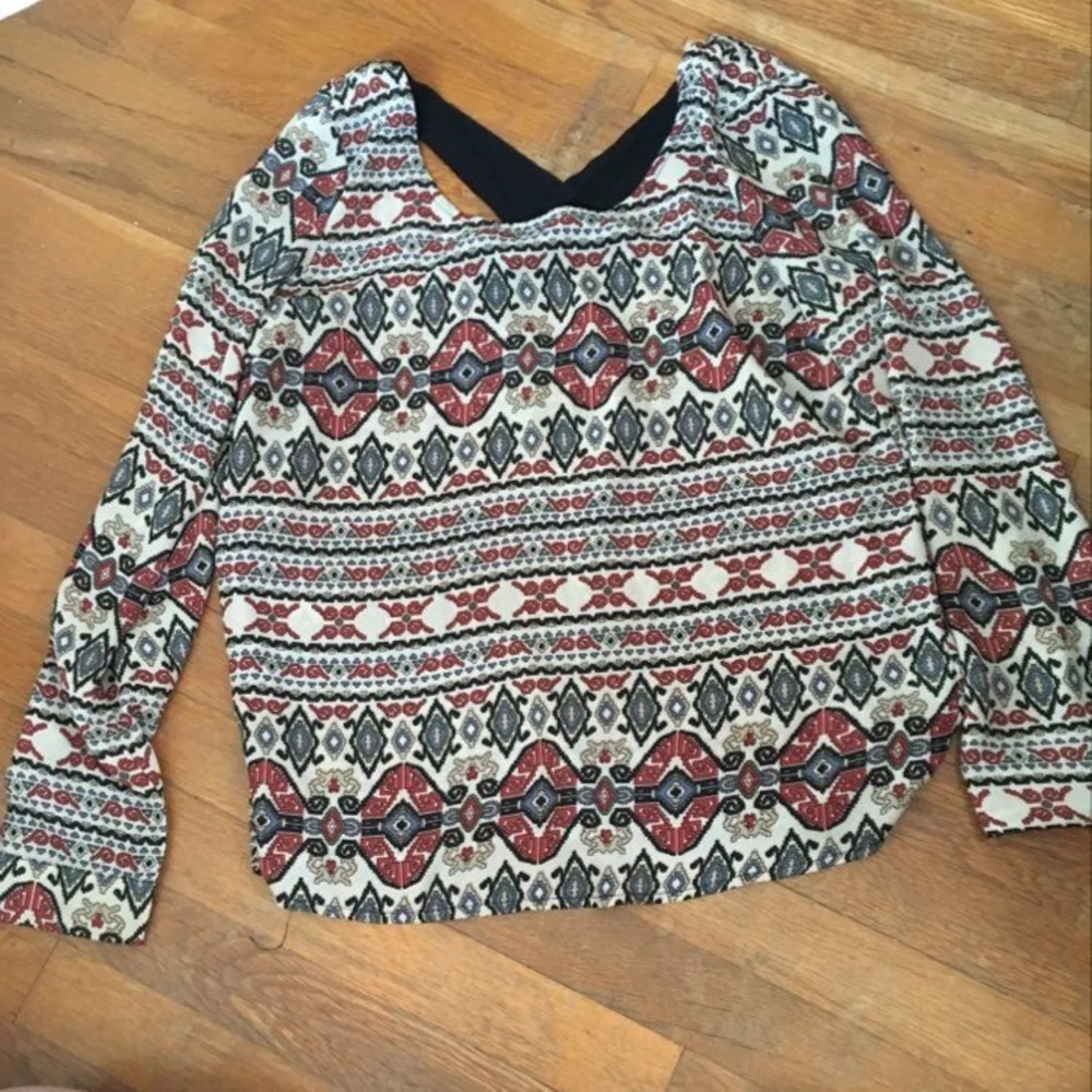 Patterned blouse