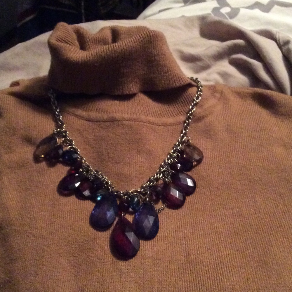Costume jewelry statement necklace.