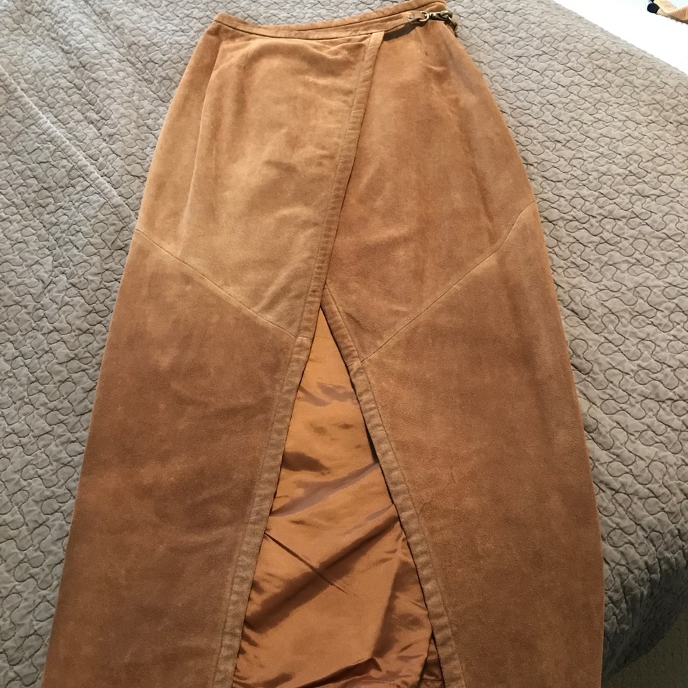 Leather wrap around.