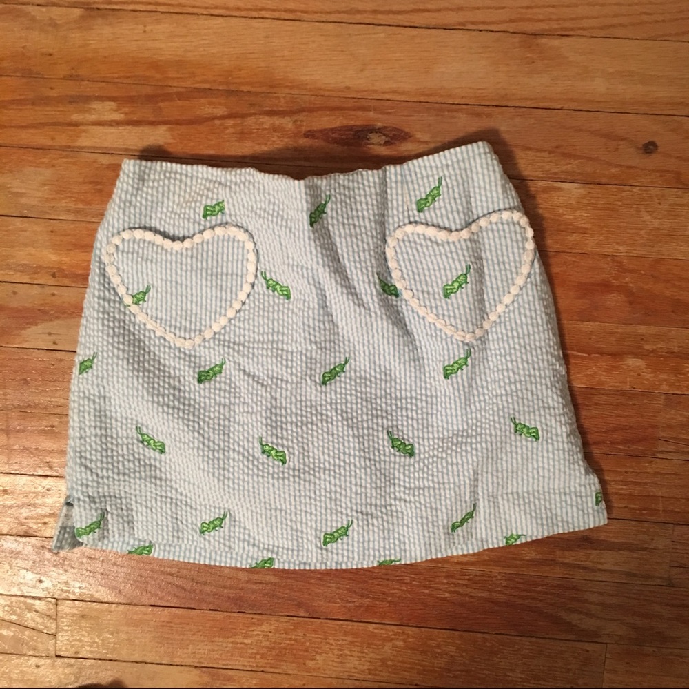 Lilly Pulitzer youth seersucker skort