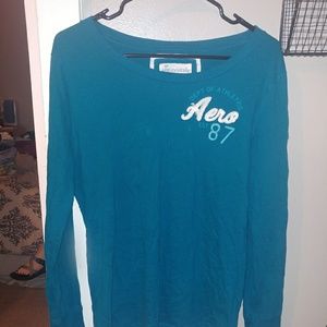 Blue Aeropostale Long Sleeve Shirt