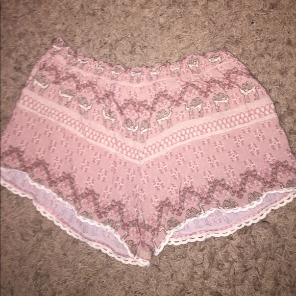 Nude shorts with lace detail💕 - Picture 1 of 3