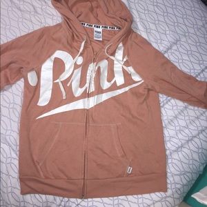 VS PINK zip up jacket