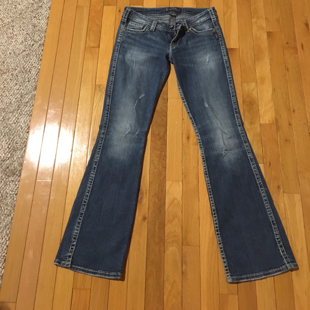 Silver jeans