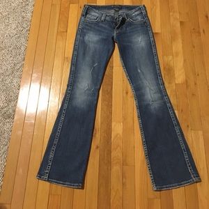 Silver jeans