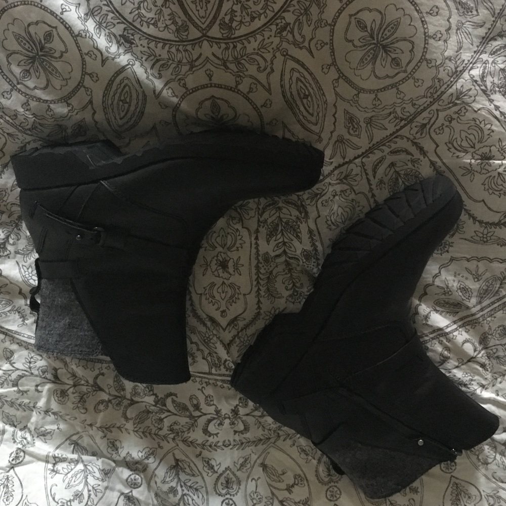 Teva Black Booties