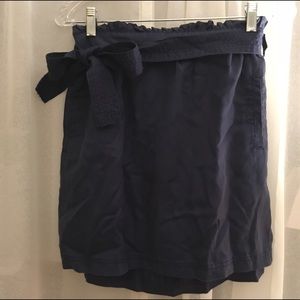 Francesca's Navy Tie Skirt