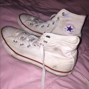 White high top converse