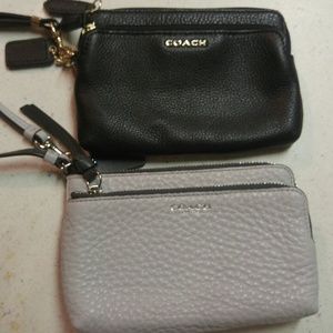 SOLD ON MER Coach Leather Wristlet/Wallet Bundle!!