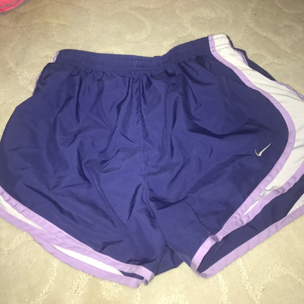Medium Nike shorts blue, purple, and white