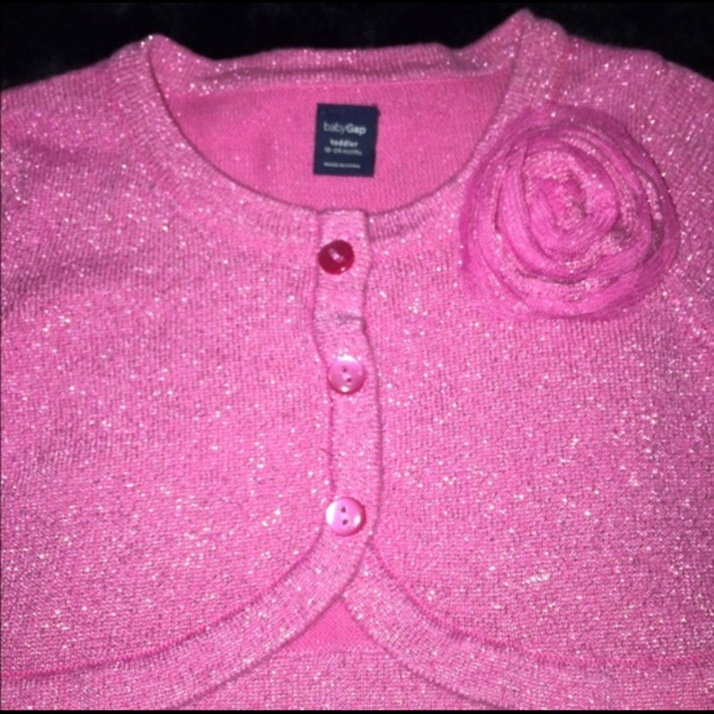 Baby Gap • Sparkly Cropped Cardigan Shrug