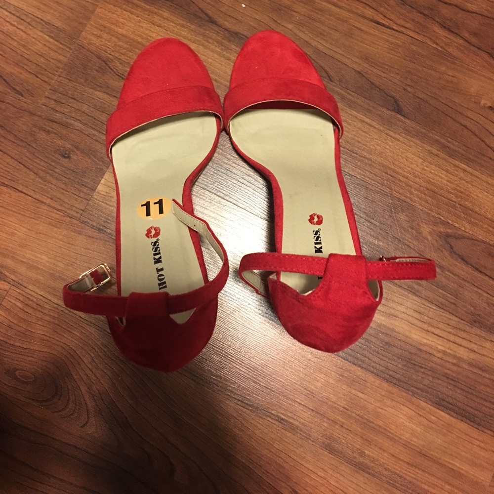 Red heels, never worn!