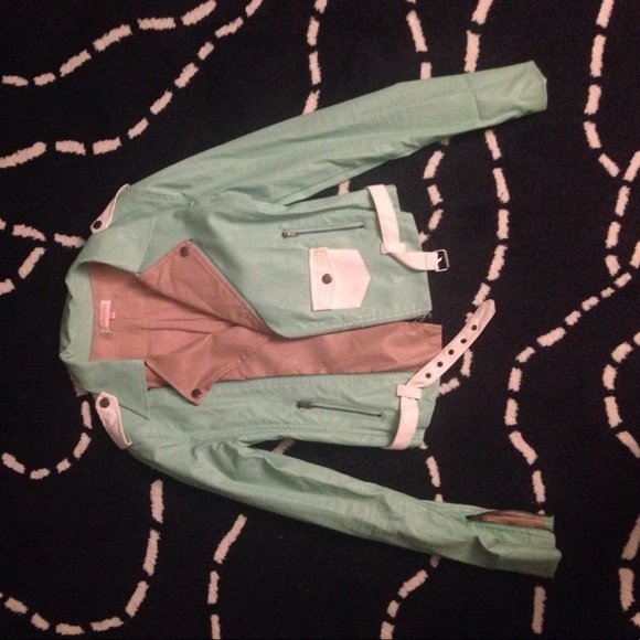 Nasty Gal Jackets & Blazers - Nasty Gal Faux Leather Moto Jacket