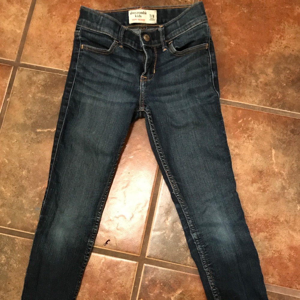 Abercrombie kids skinny jeans7/8