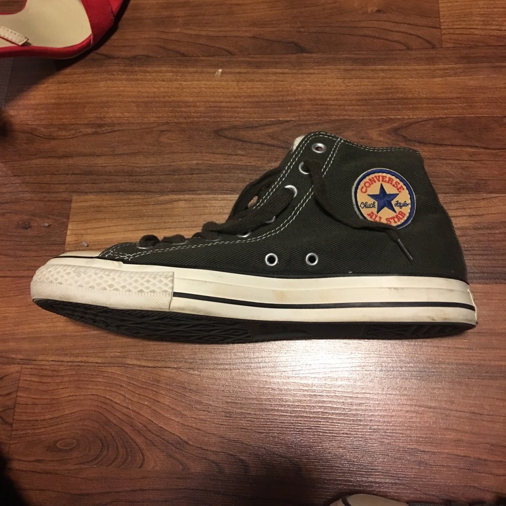 Army Green High Top Converse