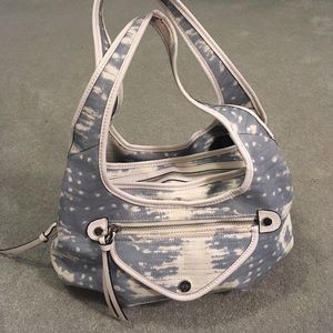 Simply Vera Wang Sidekick Sky BlueMetallic Satchel