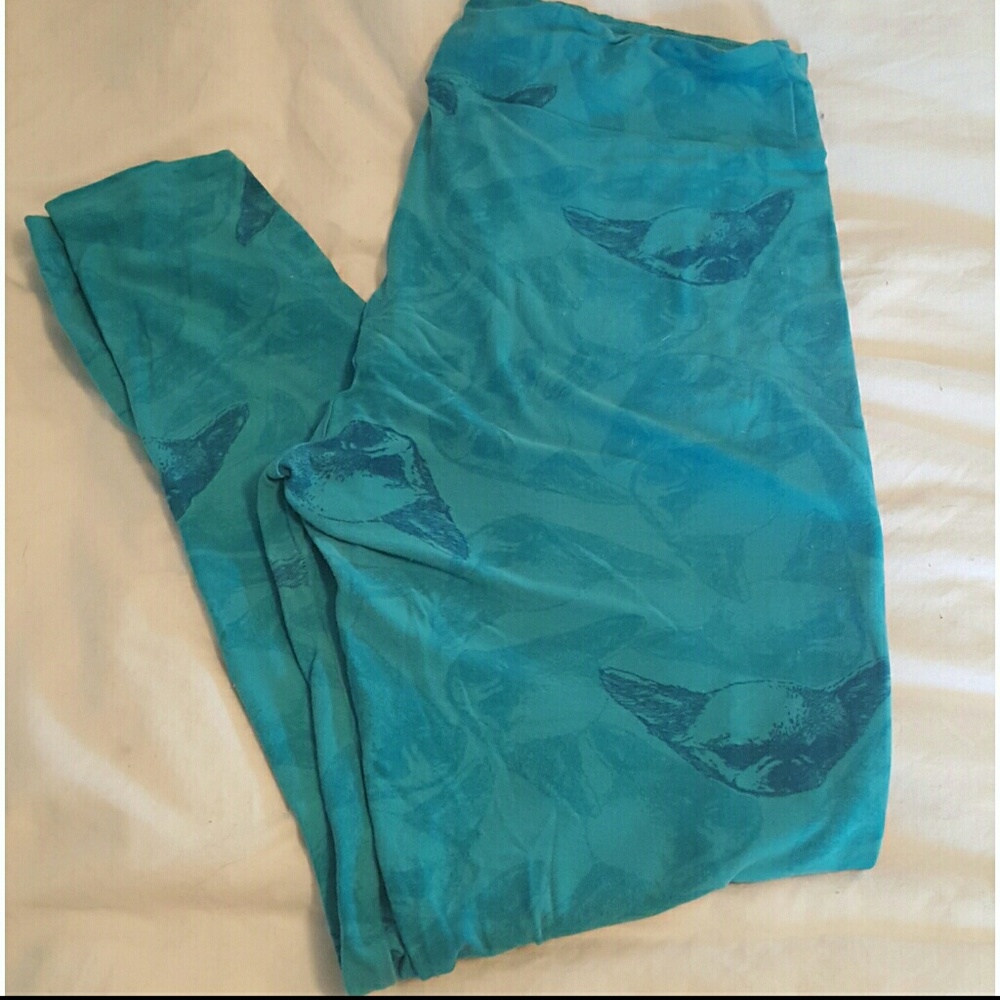 Unicorn!  TC chihuahua print Lularoe leggings
