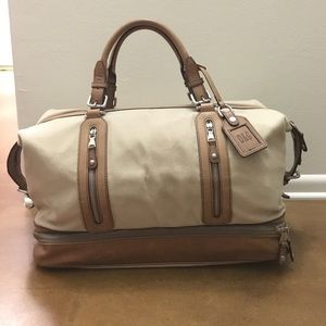 Dolce & Gabbana (D&G) Canvas and Leather Duffel