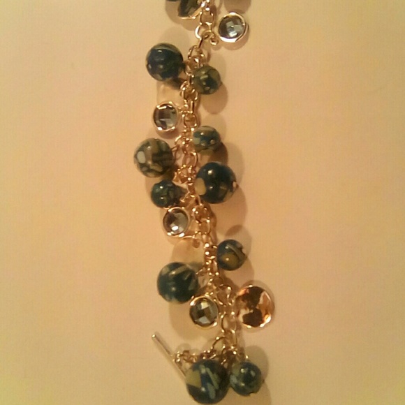 Vintage Silver Toned Bracelet with Beads - Picture 4 of 4