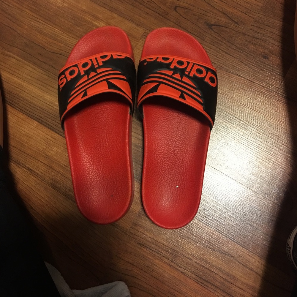 Adidas Orange Sandals