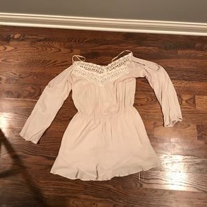 Urban outfitters off cold shoulder romper