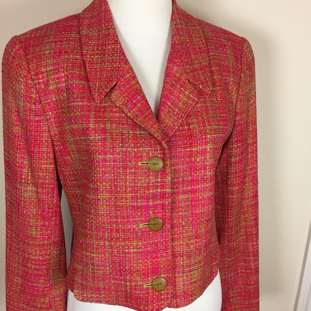 Silk Tweed Blazer
