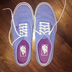 Vans Light Blue