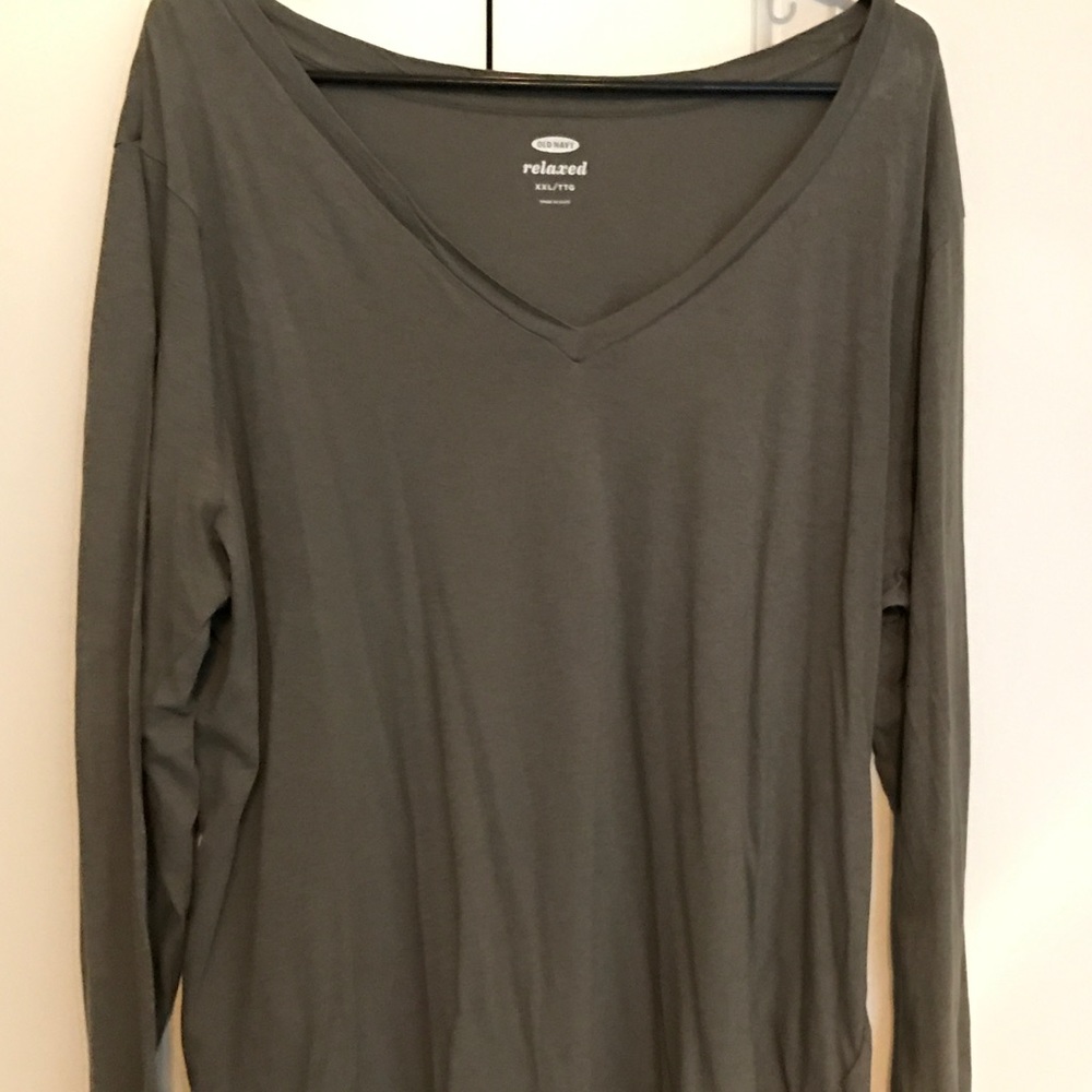 Old Navy Olive XXL Long Sleeve Tshirt