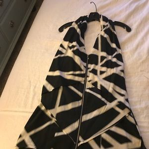 Black and white dress