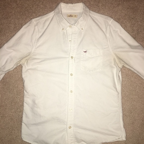 HOLLISTER all white Button Down - Picture 1 of 1