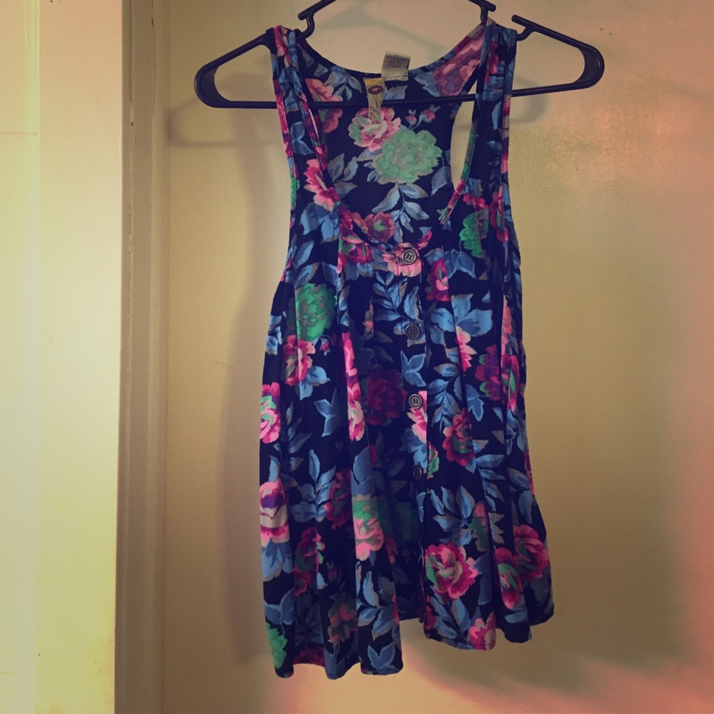 Floral tank top